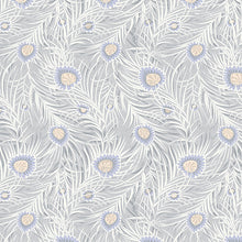 Load image into Gallery viewer, Liberty wide width backing fabric-per half yard- Peacock dance B
