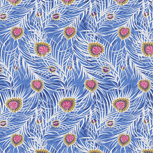 Load image into Gallery viewer, Liberty wide width backing fabric-per half yard- Peacock dance C