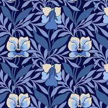 Load image into Gallery viewer, Liberty wide width backing fabric-per half yard- Pansy Meadow C