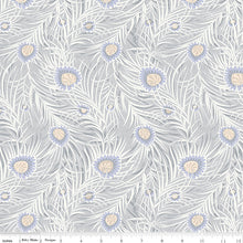 Load image into Gallery viewer, Liberty wide width backing fabric-per half yard- Peacock dance B