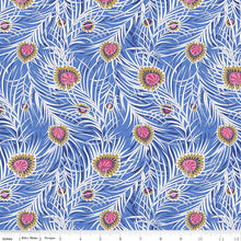 Load image into Gallery viewer, Liberty wide width backing fabric-per half yard- Peacock dance C