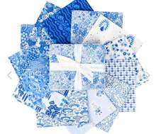 Load image into Gallery viewer, Garden Party China Blue Fat Quarter Bundle