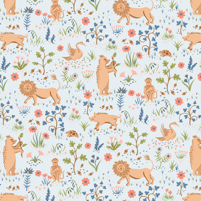 Tudor Fauna B- Woodland pastels