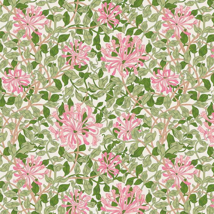 Liberty wide width backing fabric-per half yard- Trailing Honeysuckle A