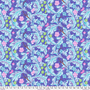 KaffeXMorris Leicester Cobalt 108" wide backing fabric*Pre-Order*