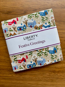 Liberty Festive greetings 5" charm pack