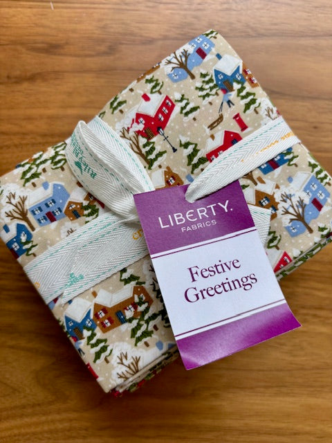 LibertyFestive greetings Fat quarter bundle-15 pcs