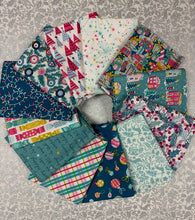 Load image into Gallery viewer, Liberty Quilting Cotton Festive Bundle- Teal and Pink