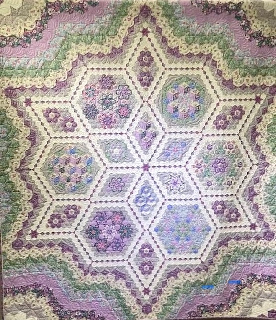 Somerset garden EPP quilt pattern