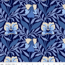 Load image into Gallery viewer, Liberty wide width backing fabric-per half yard- Pansy Meadow C