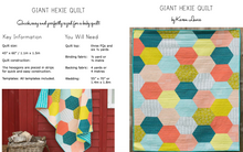 Load image into Gallery viewer, Giant Hexie Quilt Kit