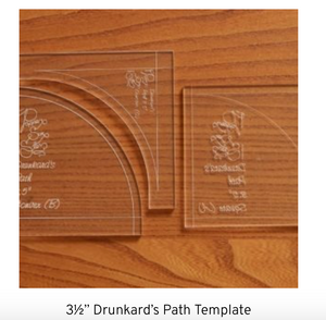 3 1/2" Drunkards Path