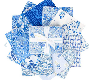 Garden Party China Blue Fat Quarter Bundle