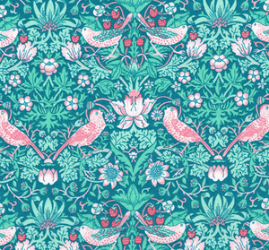 Alice Caroline Exclusive Liberty Tana Lawn®- The Strawberry Thief Wild Mint X