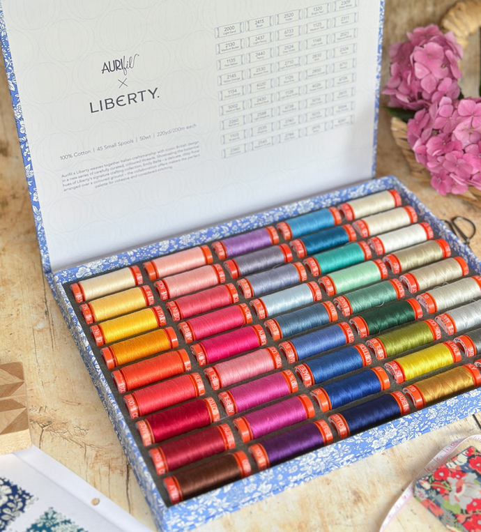 Aurifil X Liberty thread display box-PRE-ORDER