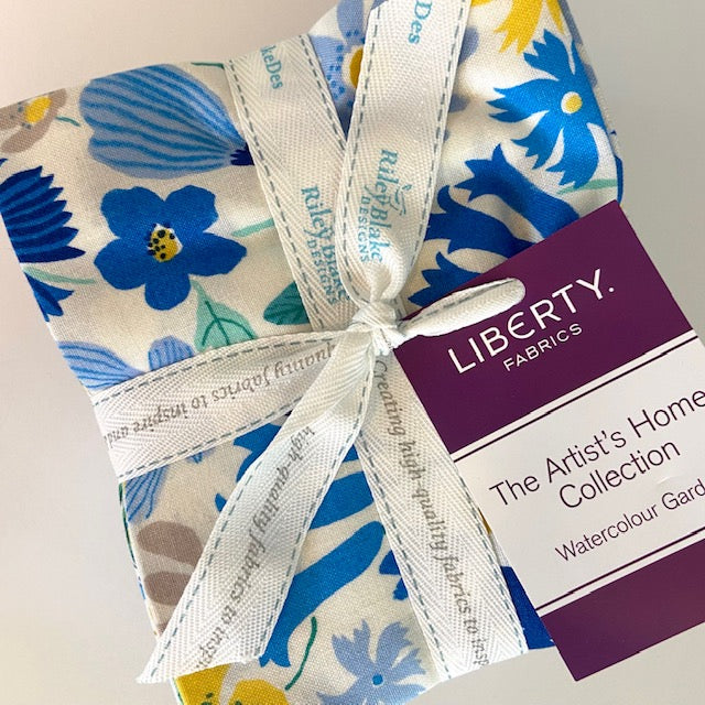 Liberty Artist's home Fat Quarter Bundle -Watercolour