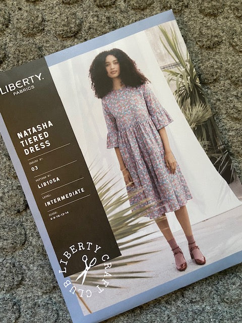 Liberty fabrics Natasha Dress pattern A sizes 6-14
