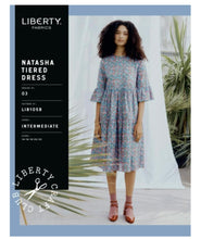 Load image into Gallery viewer, Liberty fabrics Natasha Dress pattern B sizes 16-22