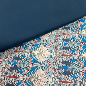 Art Nouveau Stars Quilt Kit -all Liberty Tana Lawn fabrics