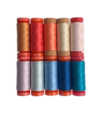 Load image into Gallery viewer, Folkdance Aurifil thread set